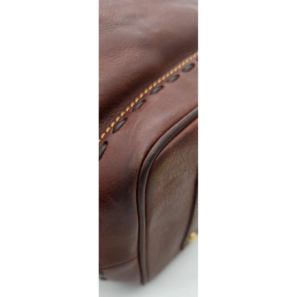 Dooney‎ And Bourke Large Forentine Bucket Purse Chestnut Pre Loved #0273 - Picture 8 of 16